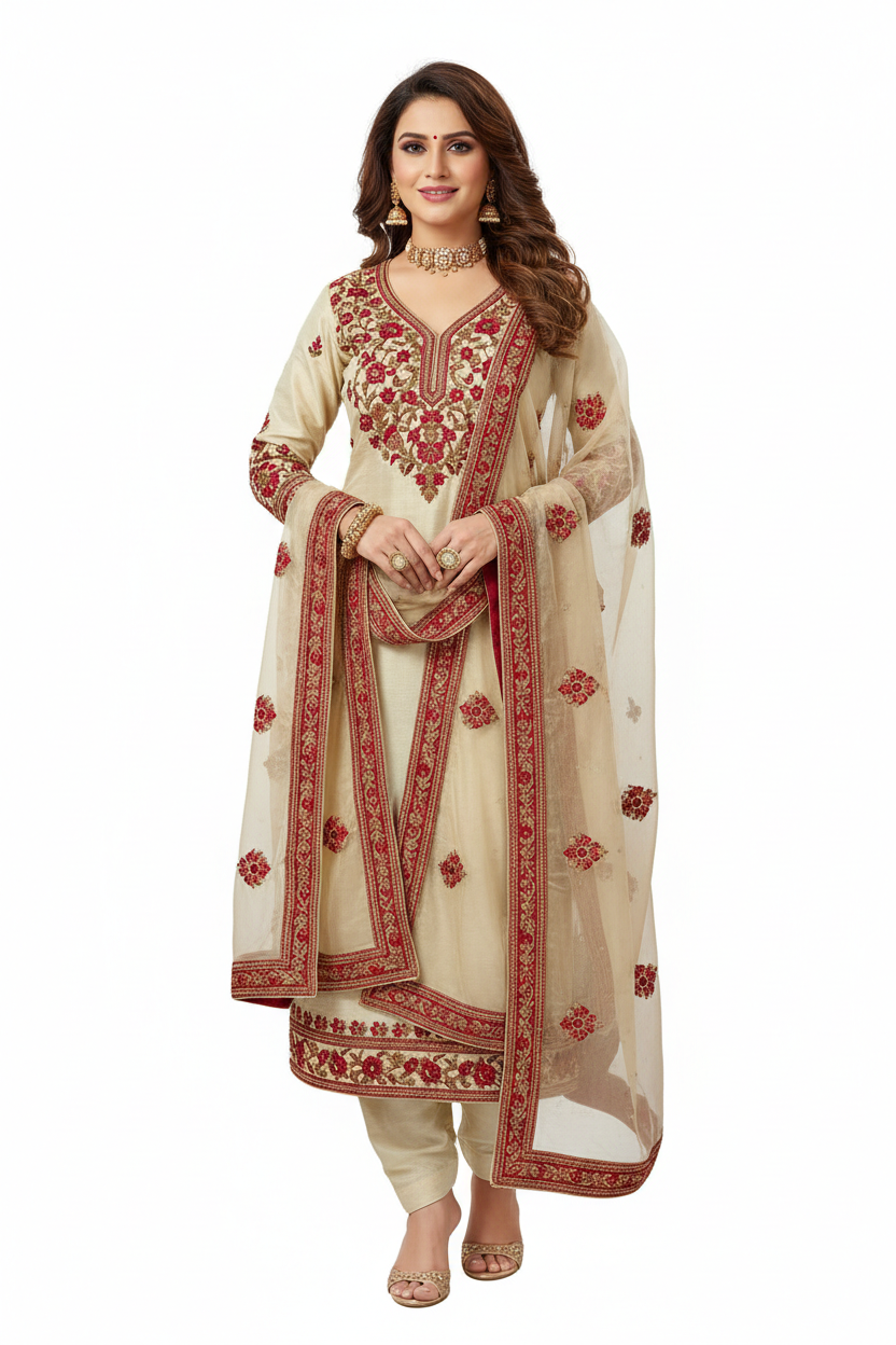 Embroidered Salwar Suit